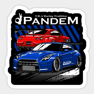 Nissan R35 GT-R Pandem Sticker